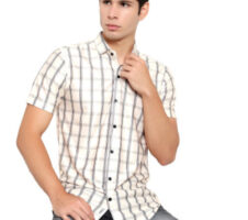 Men Regular Fit Checkered Casual Shirt