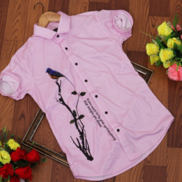 Men Regular, Super Slim Fit Printed Cut Away Collar Casual Shirt