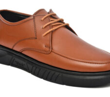 Men's Elegant Vintage Woven Leather Lace up Derby Formal Shoe