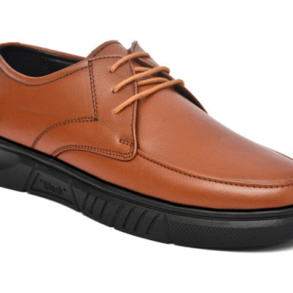 Men's Elegant Vintage Woven Leather Lace up Derby Formal Shoe
