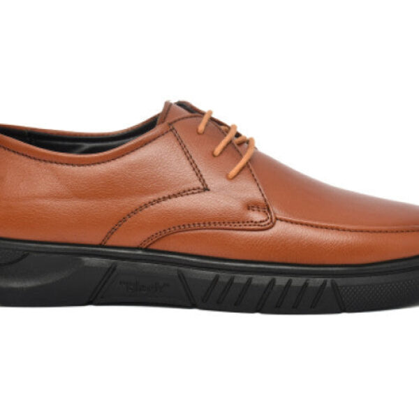 Men's Elegant Vintage Woven Leather Lace up Derby Formal Shoe