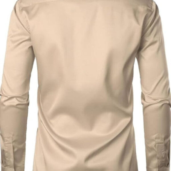Men's Stylish Casual Business Slim Fit Long Sleeve Shirt with Pocket