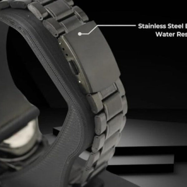 Mustang Car Wheel Spinning Men's Fashion Watch, Black