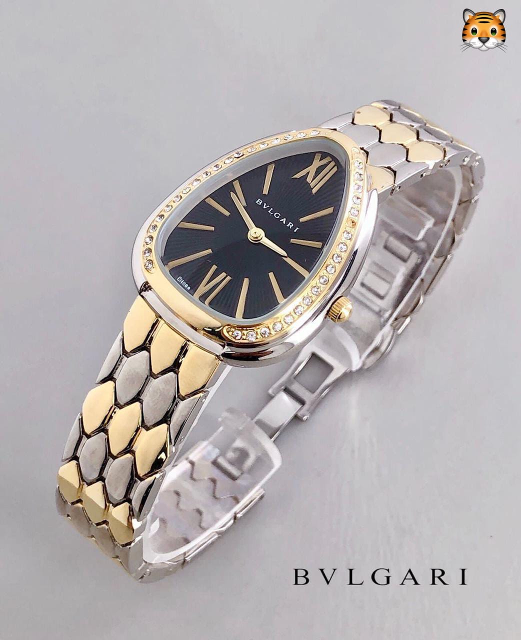 nsq3lq8fmoxbhdyrxedg Bvlgari Branded Analog Watch With Silver Metal Case & Strap Watch SourceInfi