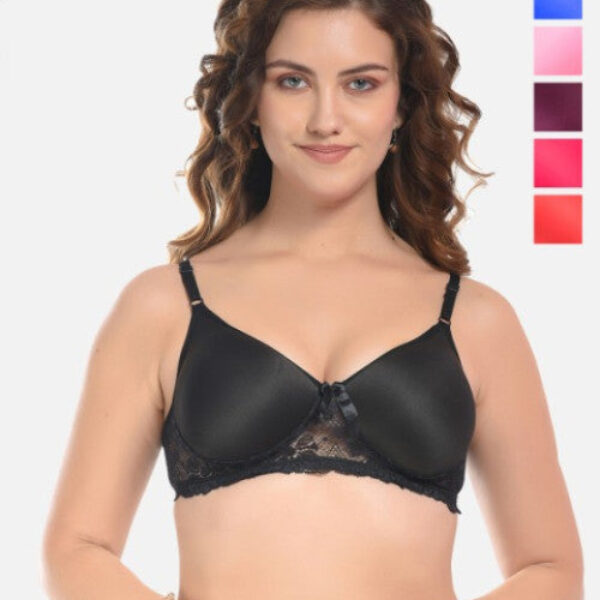 Pack of 6 Full Coverage Non-Padded Everyday Bra With All Day Comfort