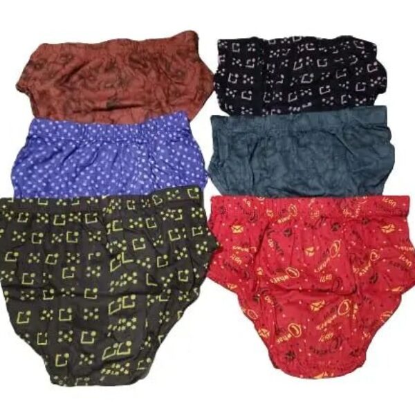Pack of 6 Women Hipster Multicolor Panty