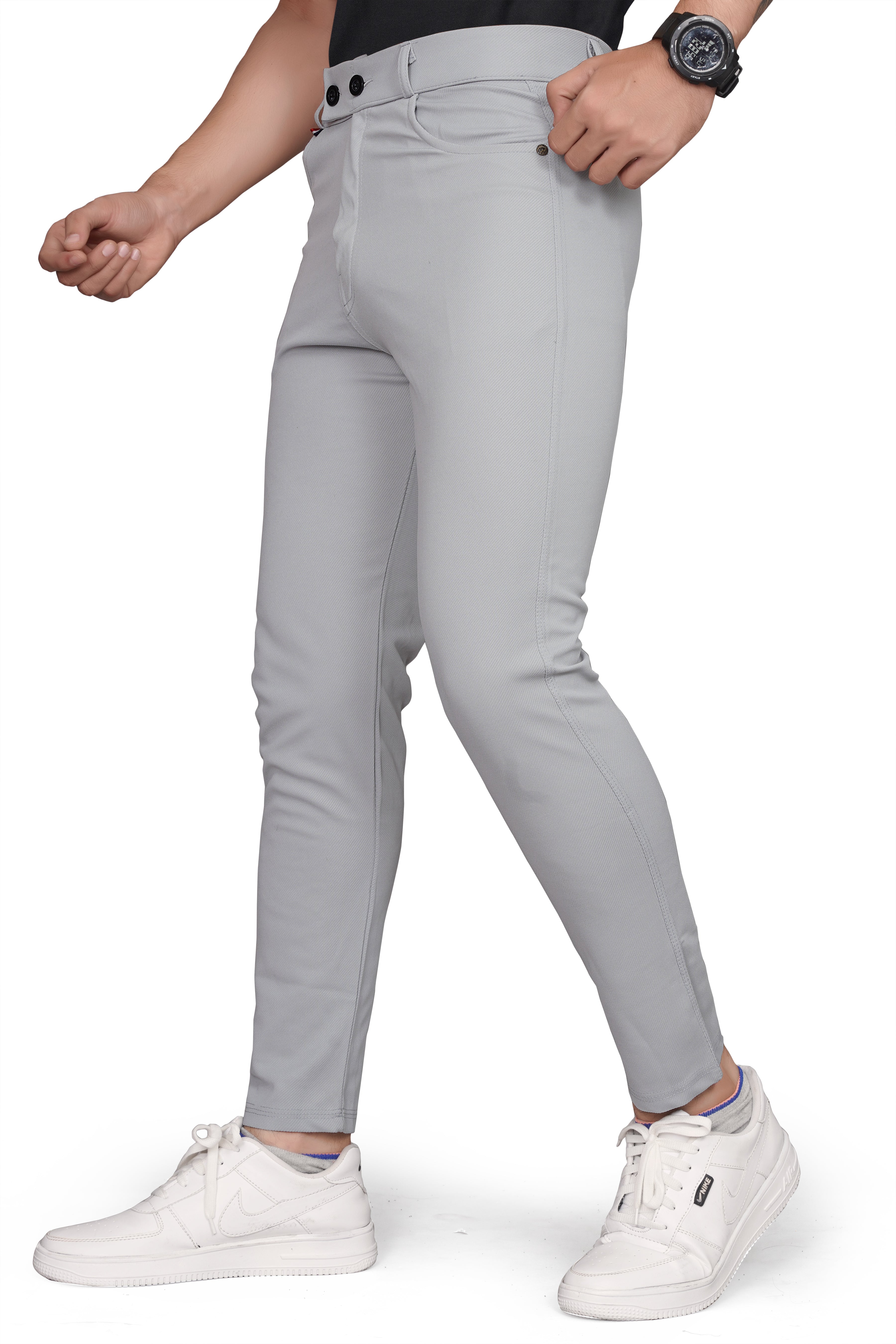pc0xk8rpdm8rhgfhmlxj Light Grey Cotton Blend Formal Trousers Pants For Mens SourceInfi