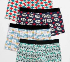 Printed Cotton Lycra Underwear for Men