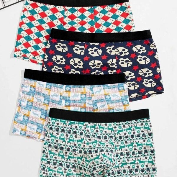 Printed Cotton Lycra Underwear for Men