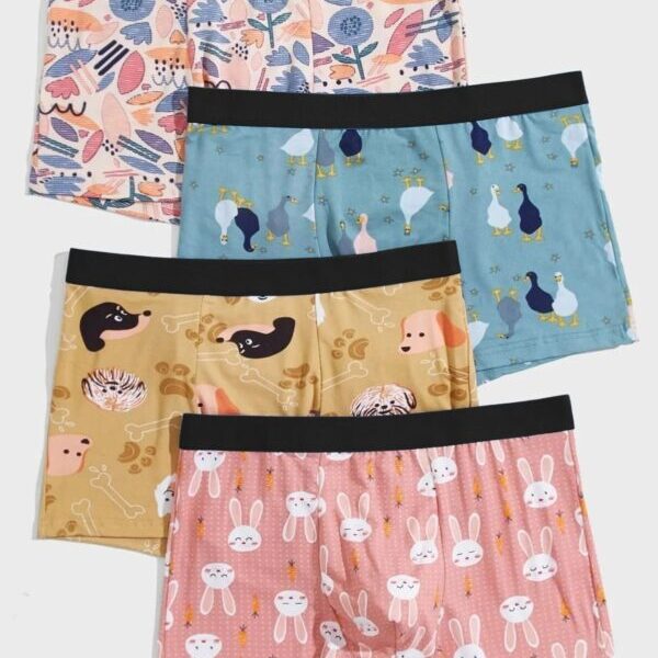 Printed Cotton Lycra Underwear for Men