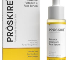 Proskire 10% Advance Vitamin C Serum With Ferulic Acid, For Dark Spots Pigmentation & Glowing Face - 30 ml (Pack of 1)