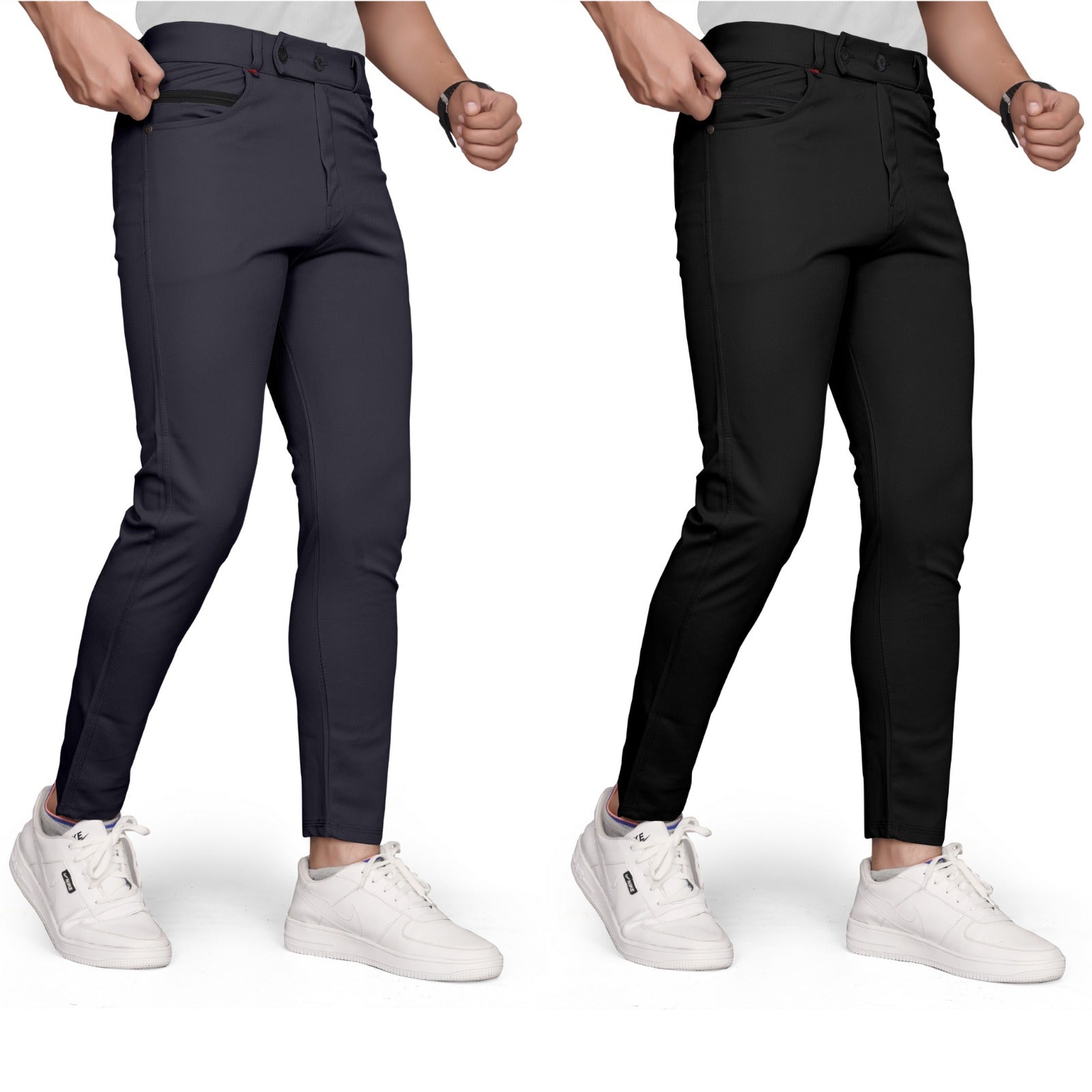 rvowemezoxnkjln51zxc Fit Casual Trouser Pants (set of 2) SourceInfi