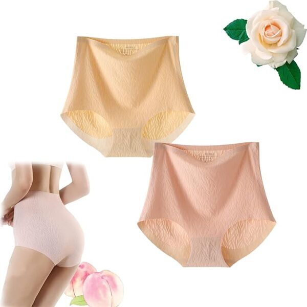Seamless High Waist Butt Lift Panties (Pack Of 2)