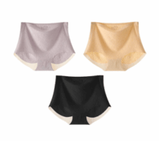 Seamless High Waist Butt Lift Panties (Pack Of 3)