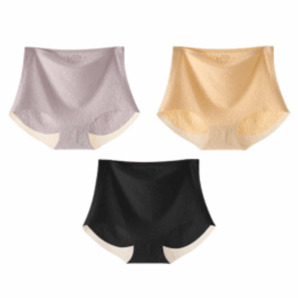 Seamless High Waist Butt Lift Panties (Pack Of 3)