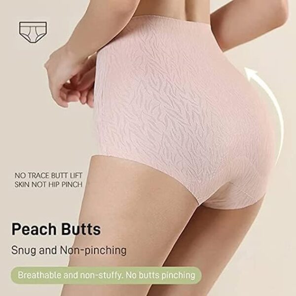 Seamless High Waist Butt Lift Panties (Pack Of 5)