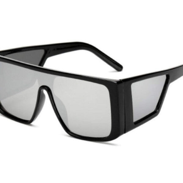 Shahid Kapoor, Sahil Khan Inspired Oversized Sunglasses for Men & Women (Silver)