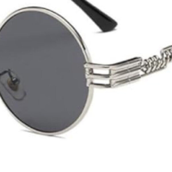 Steampunk Round Sunglasses Gothic Metal Circle Frame