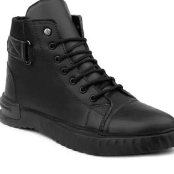 Stylist Black Boot Shoes For Men