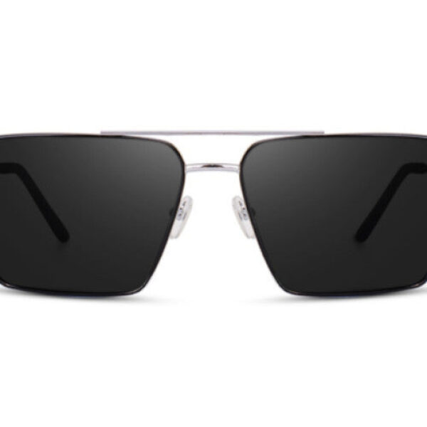 Sunglasses with Silver Frame,Goggles For Men's and Women's UV Protected