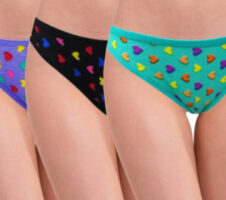 Women Cotton Silk Hipster Multicolor Panties Combo -100% Cotton ( Pack of 3 )