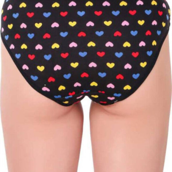 Women Cotton Silk Hipster Multicolor Panties Combo -100% Cotton ( Pack of 3 )