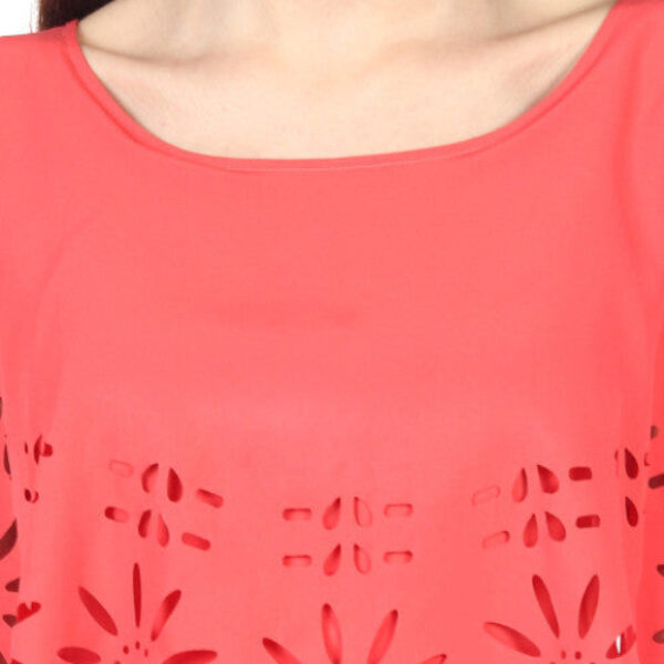 Women Solid Red Maxi Dress