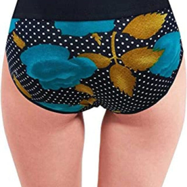 Women's Cotton Broad Elastic Cotton Panty (Pack of 3)(Multicolored)