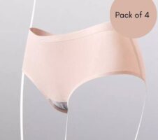 Womens Leak Proof Panties Personal Care (Pack of 4)